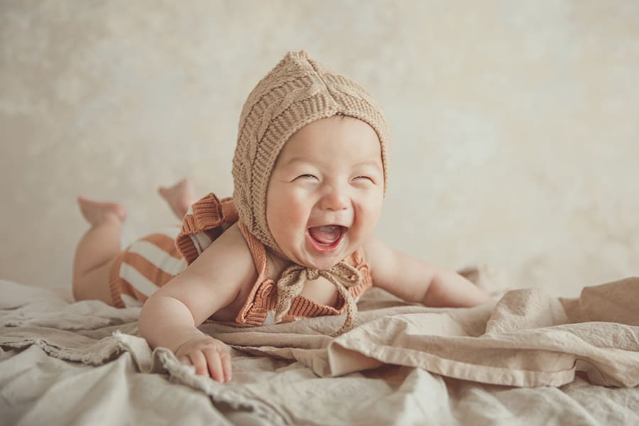 子供を笑わすプロがいる写真館